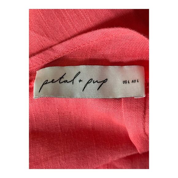 Petal & Pup Kalena Tie Waist Halter minidress dress size Large L - Picture 6 of 9